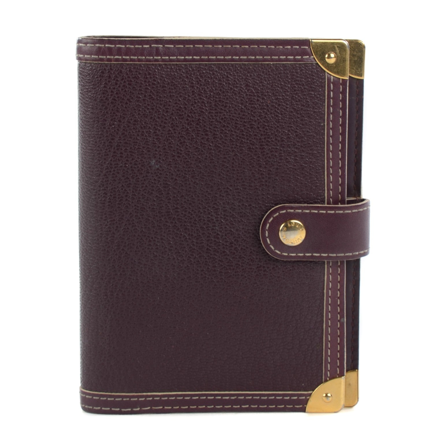 Louis Vuitton Suhali Small Ring Agenda Prune 1 of 15
