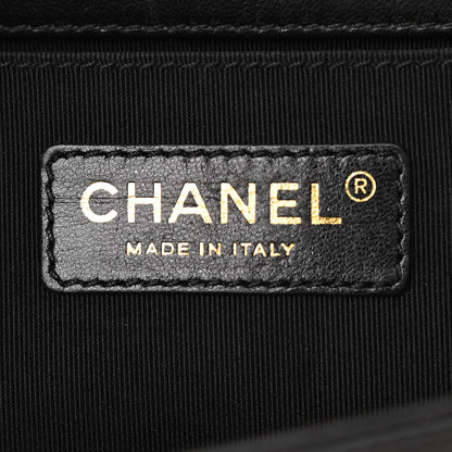 Chanel Lambskin Quilted Medium Boy Flap Black 7 of 13