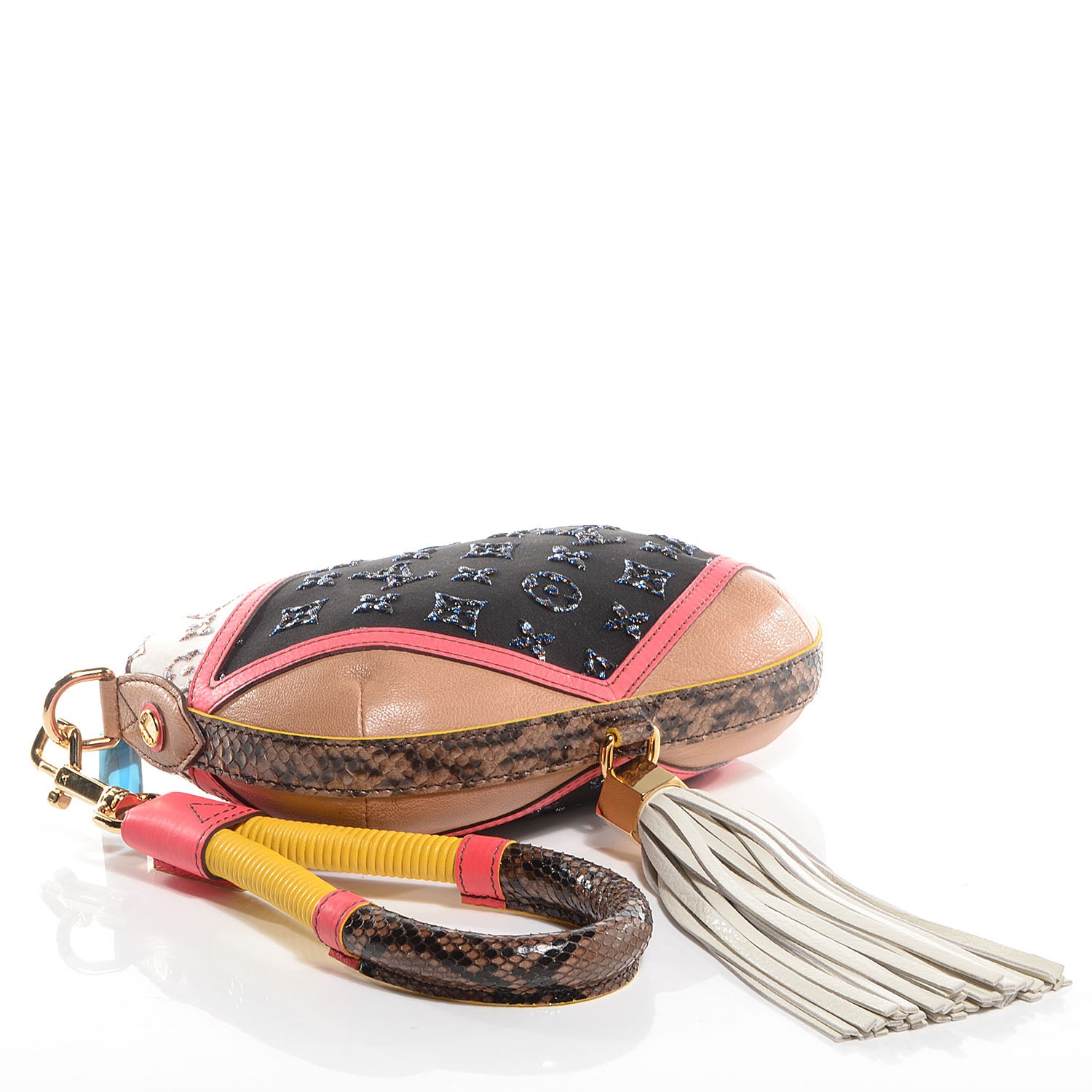 Louis Vuitton Monogram Nightbird Pochette Black 4 of 7