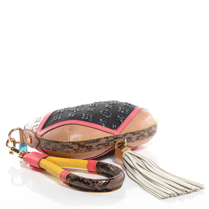 Louis Vuitton Monogram Nightbird Pochette Black 4 of 7
