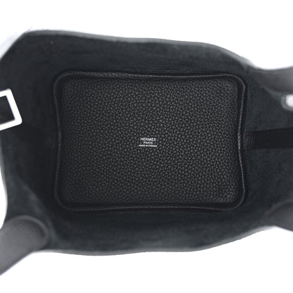 Hermes Taurillon Clemence Picotin Lock 18 PM Black 5 of 11