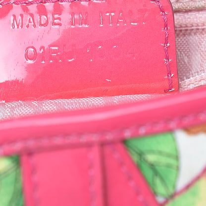 Christian Dior Canvas Floral Saddle Bag Multicolor 7 of 13
