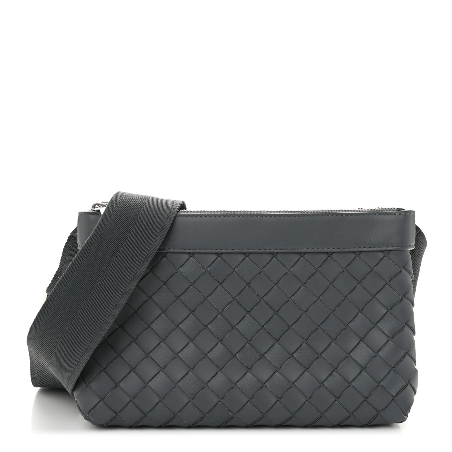 Nappa Intrecciato Duo Bag Thunder