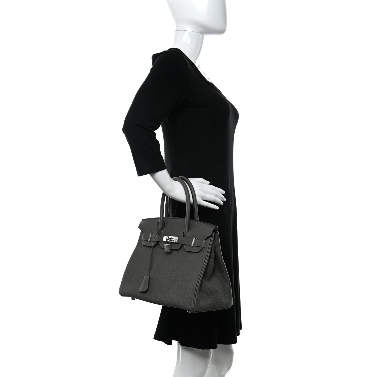 Hermes Togo Birkin 30 Etain 2 of 14