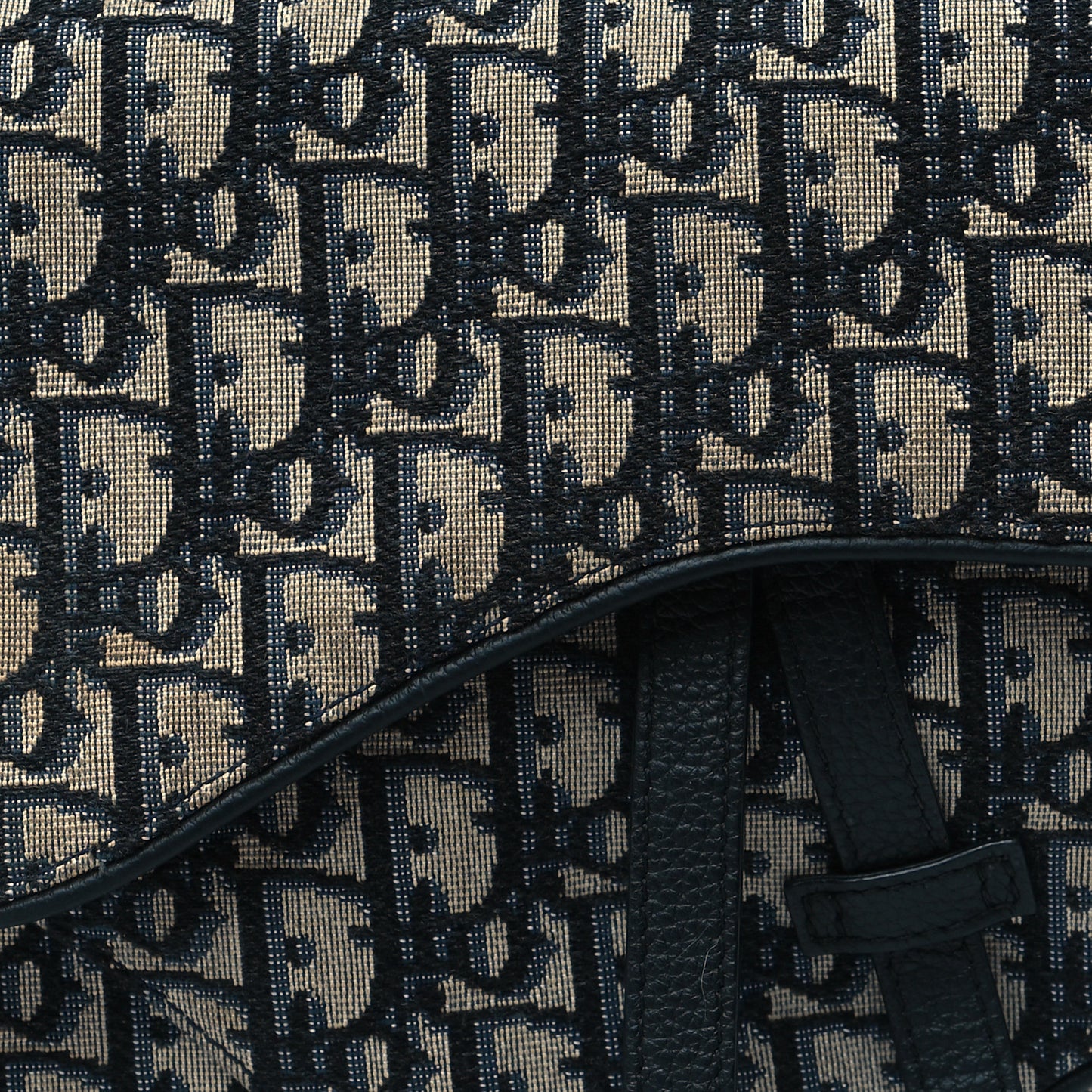 Oblique Mens Saddle Bag Blue