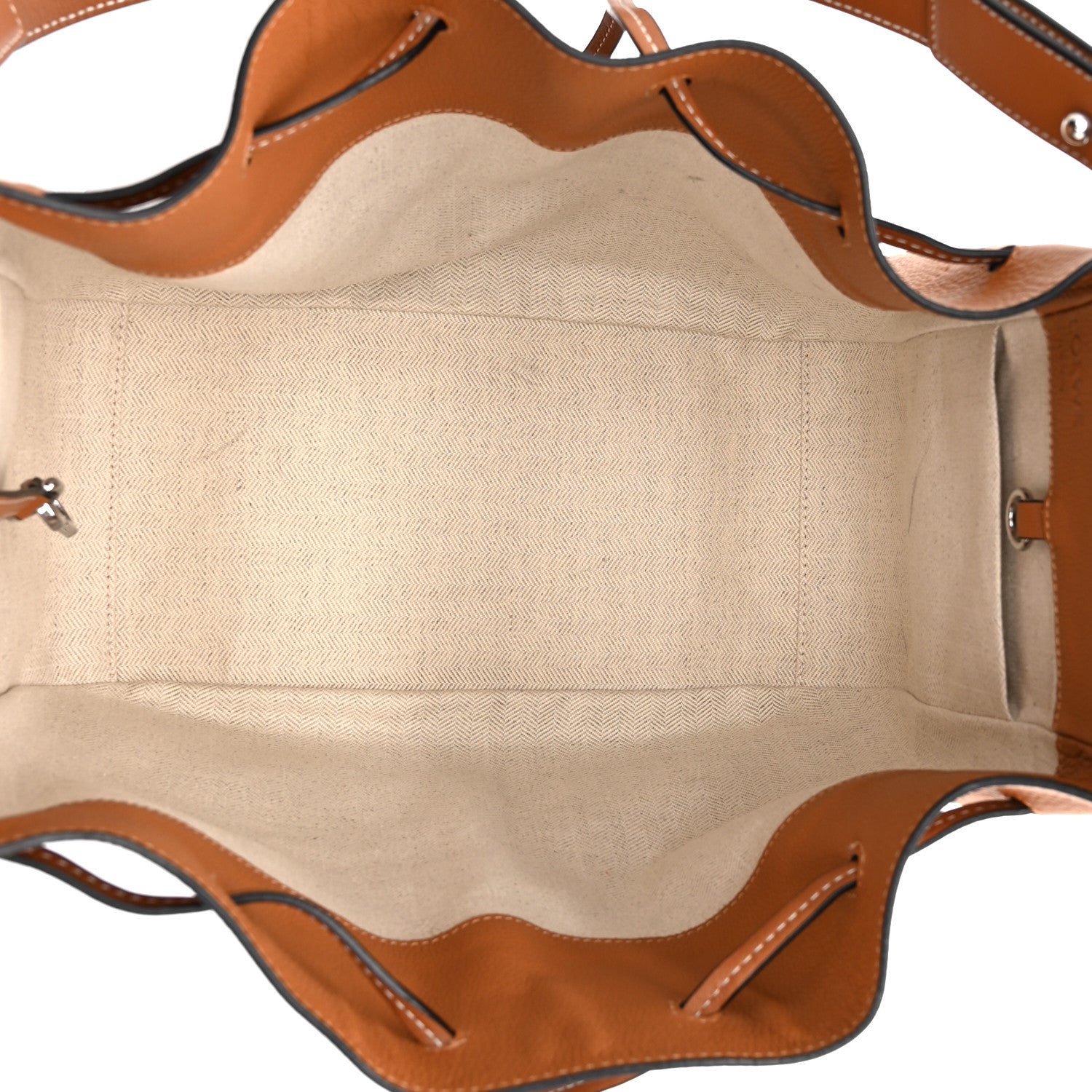 Loewe Grained Calfskin Small Hammock Shoulder Bag Tan 5 of 10