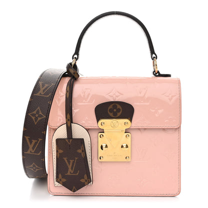 Louis Vuitton Vernis Epi Monogram Spring Street Rose Ballerine 1 of 17