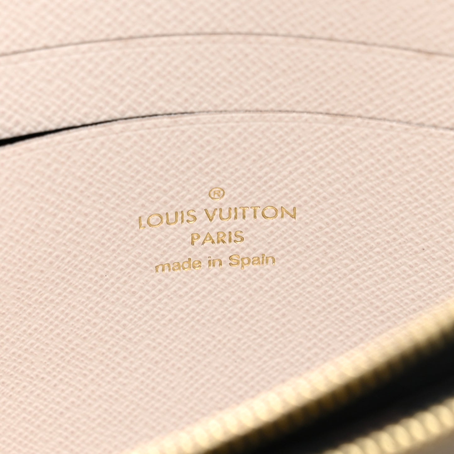 Monogram Giant Crafty Double Zip Pochette Creme Caramel
