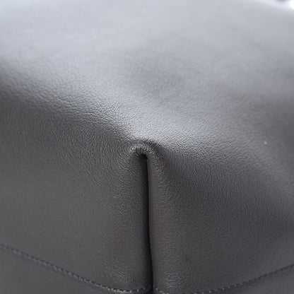 Saint Laurent Calfskin Large Shopping Tote Dark Grey 15 of 17