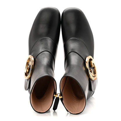 Gucci Malaga Kid GG Blondie 55mm Ankle Boots 35 Black 2 of 10