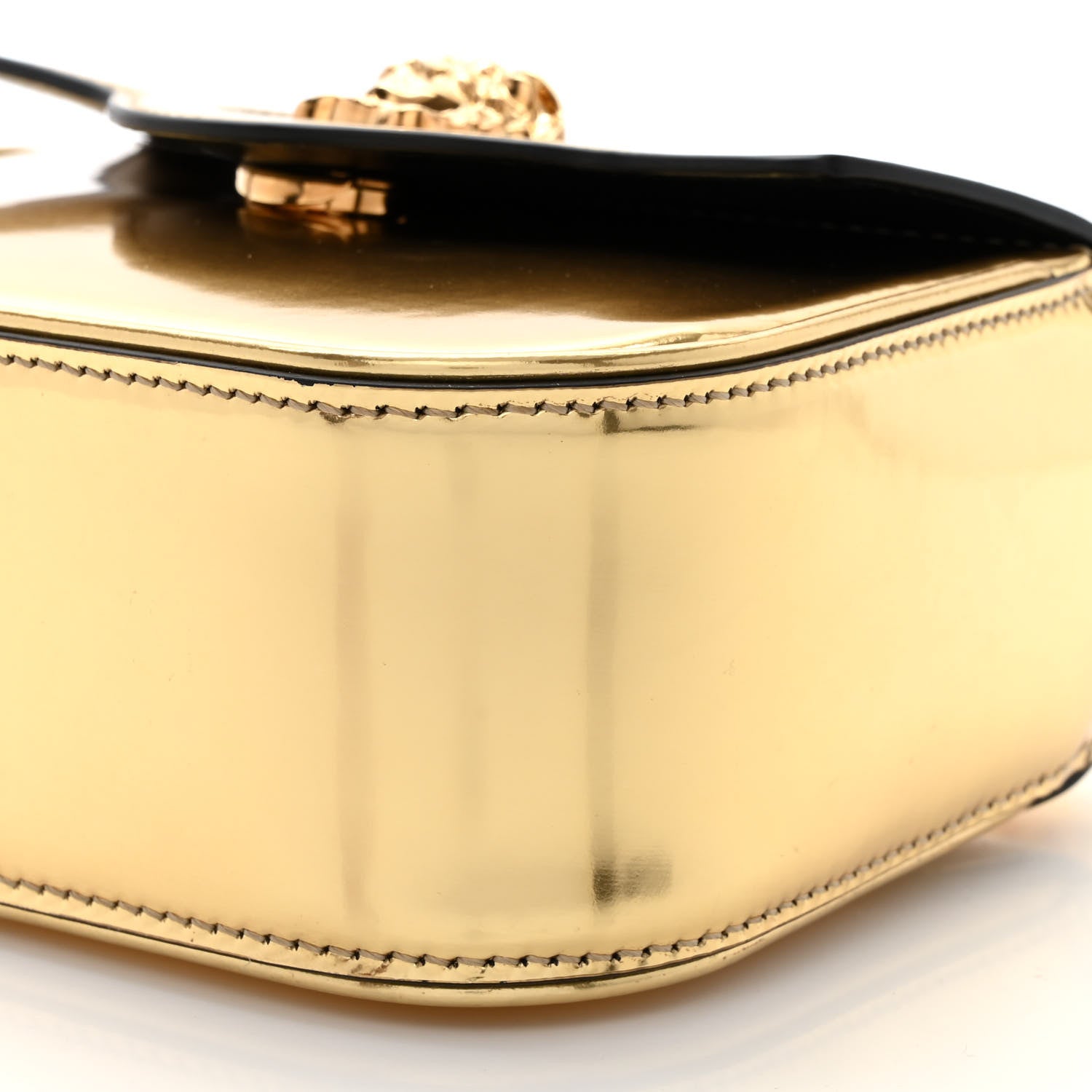 Versace Metallic Calfskin Mini La Medusa Bag Gold 12 of 12