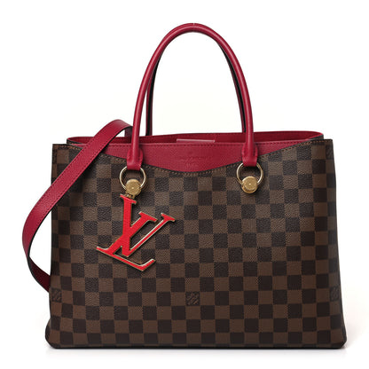 Louis Vuitton Damier Ebene LV Riverside Lie De Vin 1 of 8