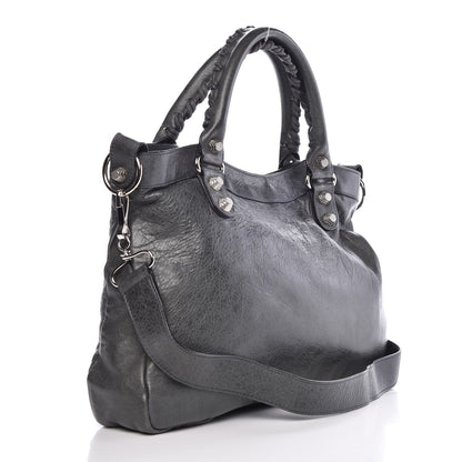 Balenciaga Agneau Giant 12 Silver Hardware Town Anthracite 4 of 10