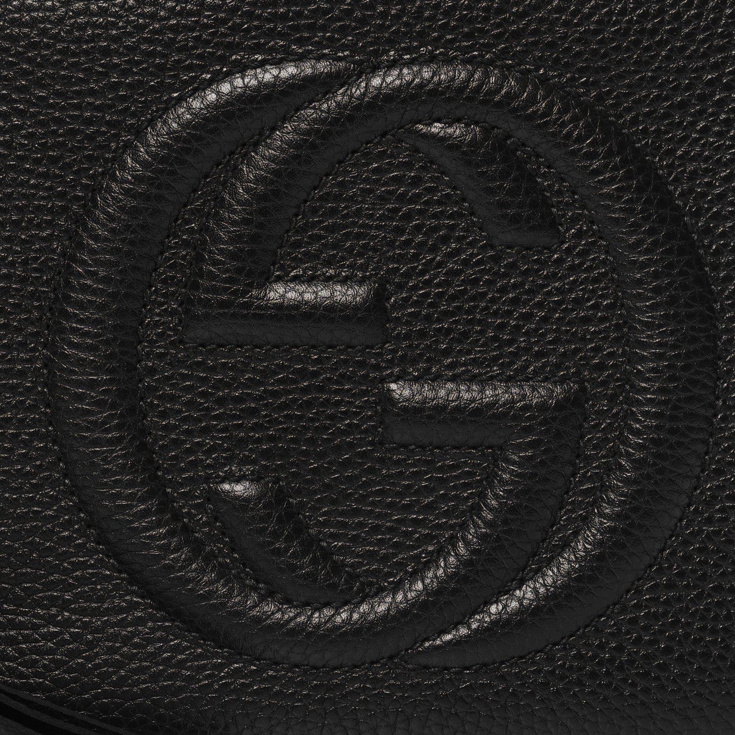 Gucci Pebbled Calfskin Small Soho Disco Bag Black 8 of 11