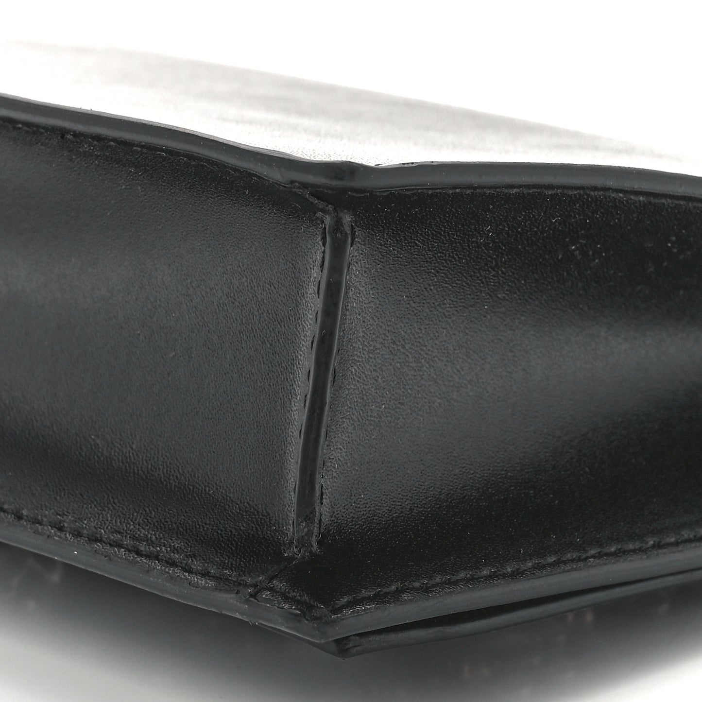 Calfskin Embellished Skull Mini Shoulder Bag Black