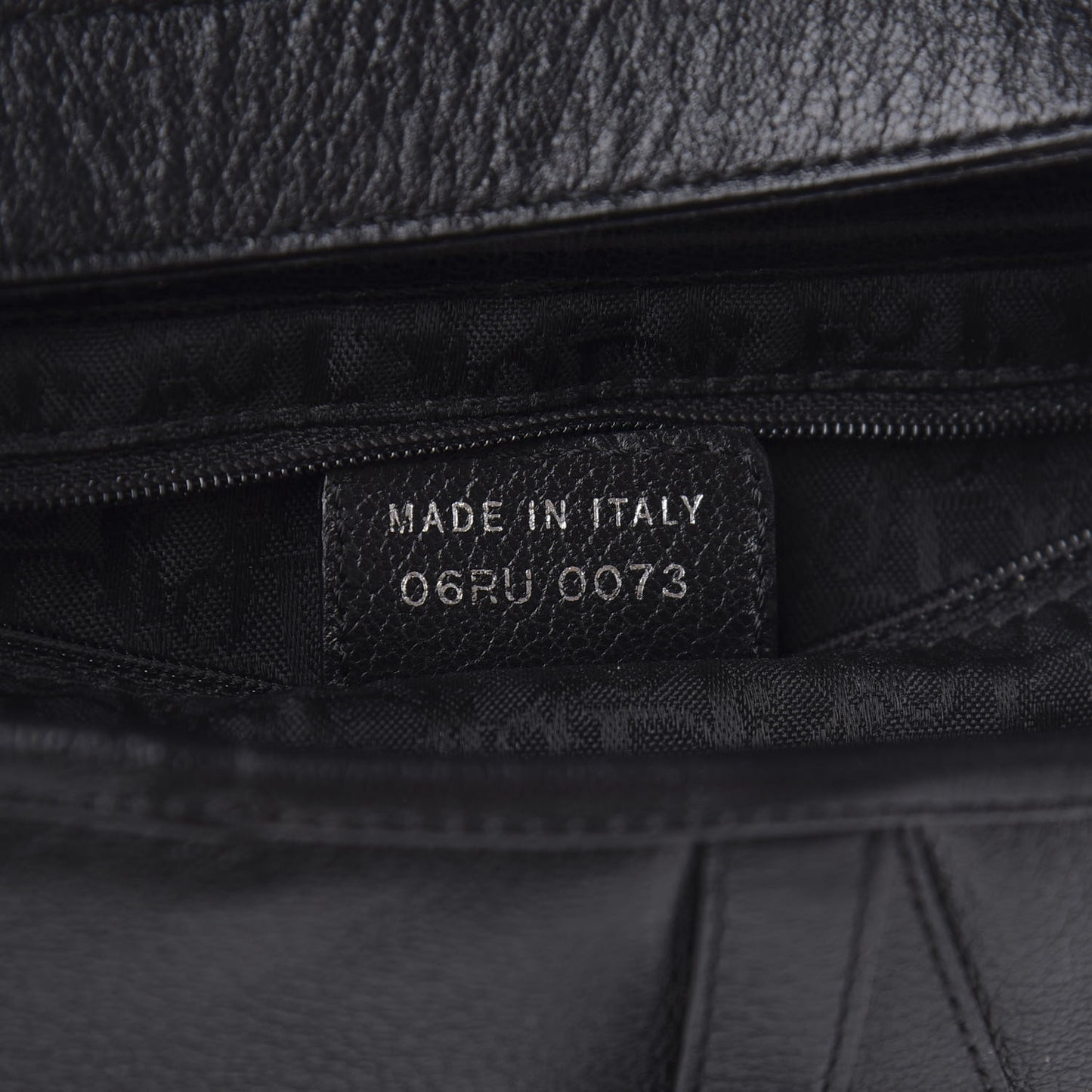 Calfskin Saddle Bag Black