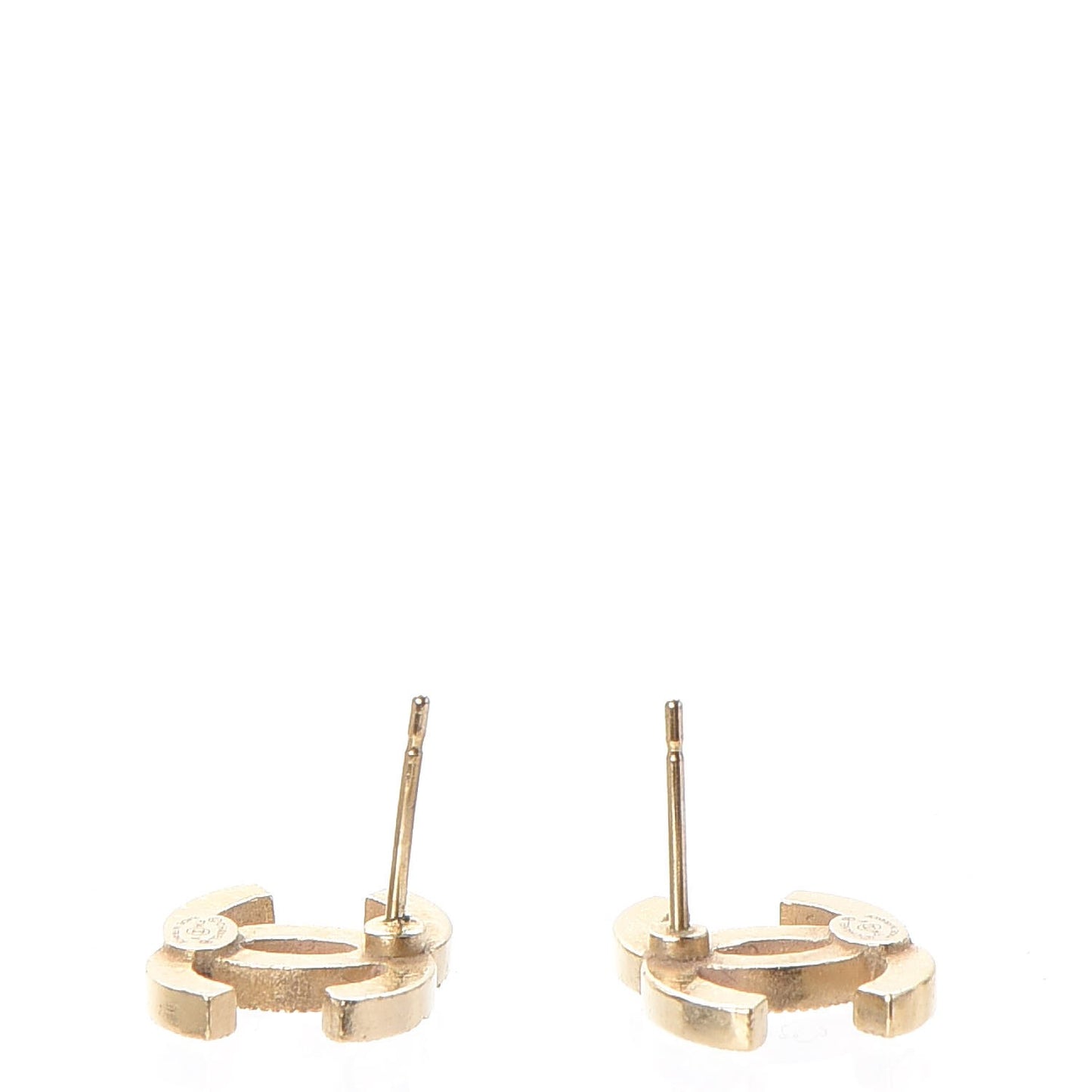 Crystal CC Earrings Gold