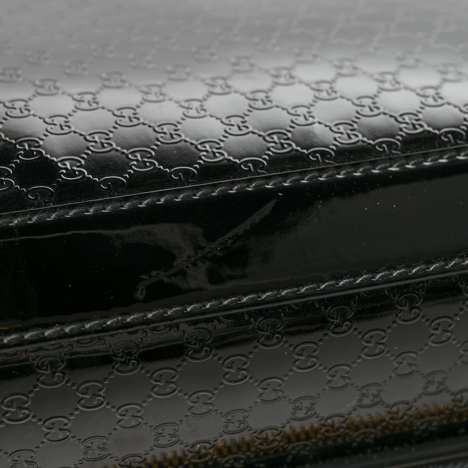 Gucci Patent Microguccissima Carry On Suitcase Black 12 of 12