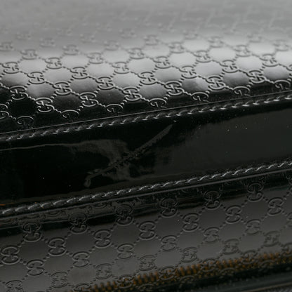 Gucci Patent Microguccissima Carry On Suitcase Black 12 of 12