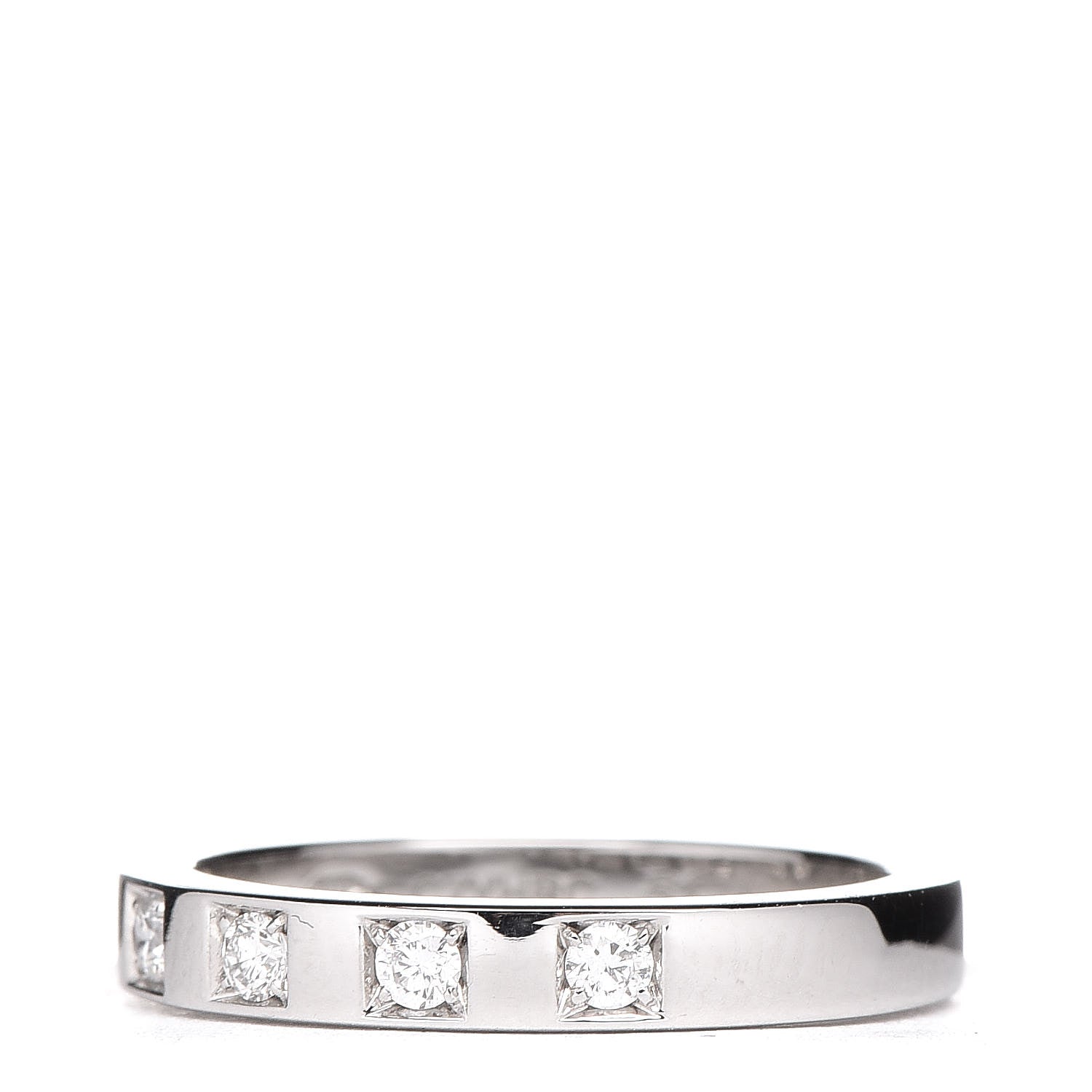 Bulgari Platinum Diamond MarryMe Wedding Band Ring 51 5.75 3 of 7