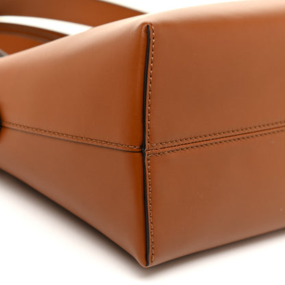 Fendi Vitello King Logo Embossed Medium By The Way Boston Bag Cuoio 8 of 9
