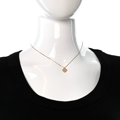 Van Cleef & Arpels 18K Rose Gold Sweet Alhambra Pendant Necklace 3 of 5