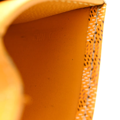 Goyard Goyardine Saint Pierre Card Holder Yellow 7 of 11