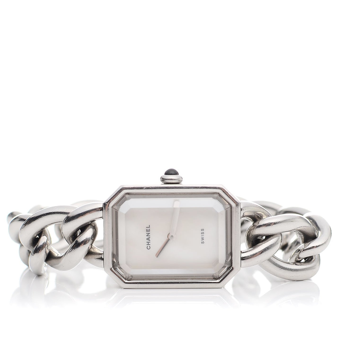 Stainless Steel Mother of Pearl 20mm Chain Premiere Quartz Watch M