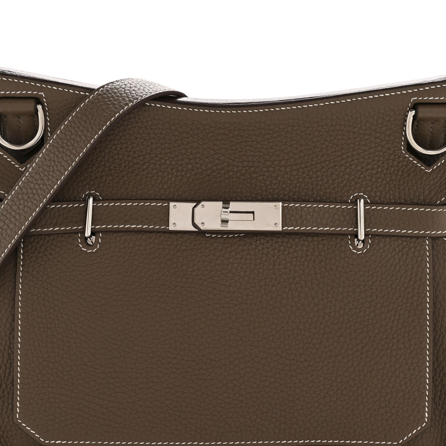 Hermes Taurillon Clemence Jypsiere 28 Etoupe 8 of 11