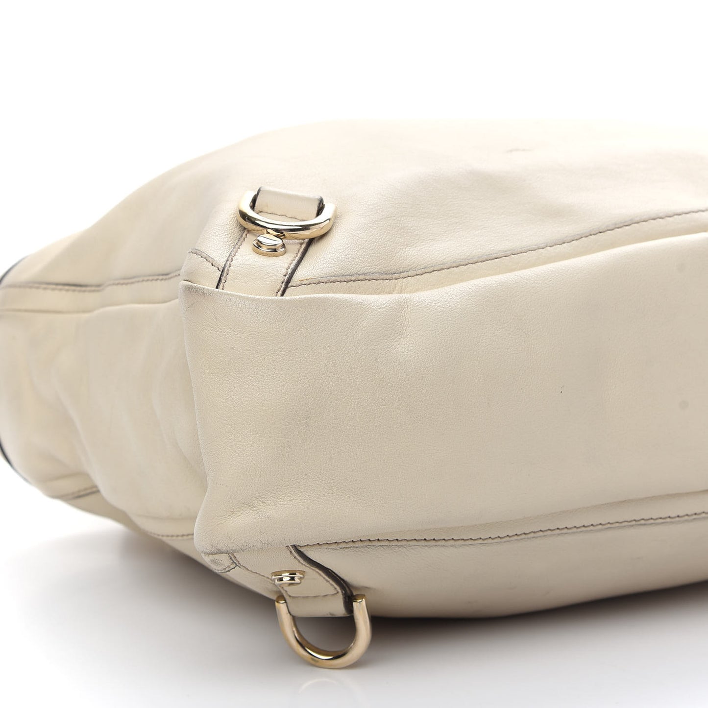 Calfskin Medium Abbey Tote Off White