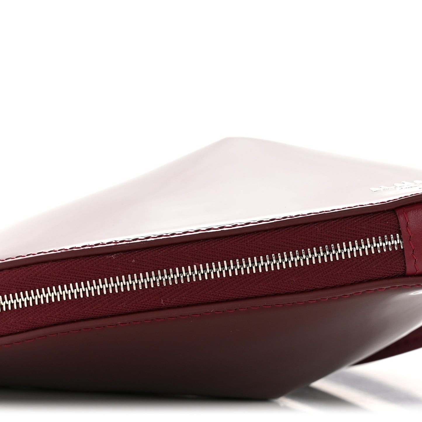 Patent Calfskin Le Coeur Bag Garnet Red