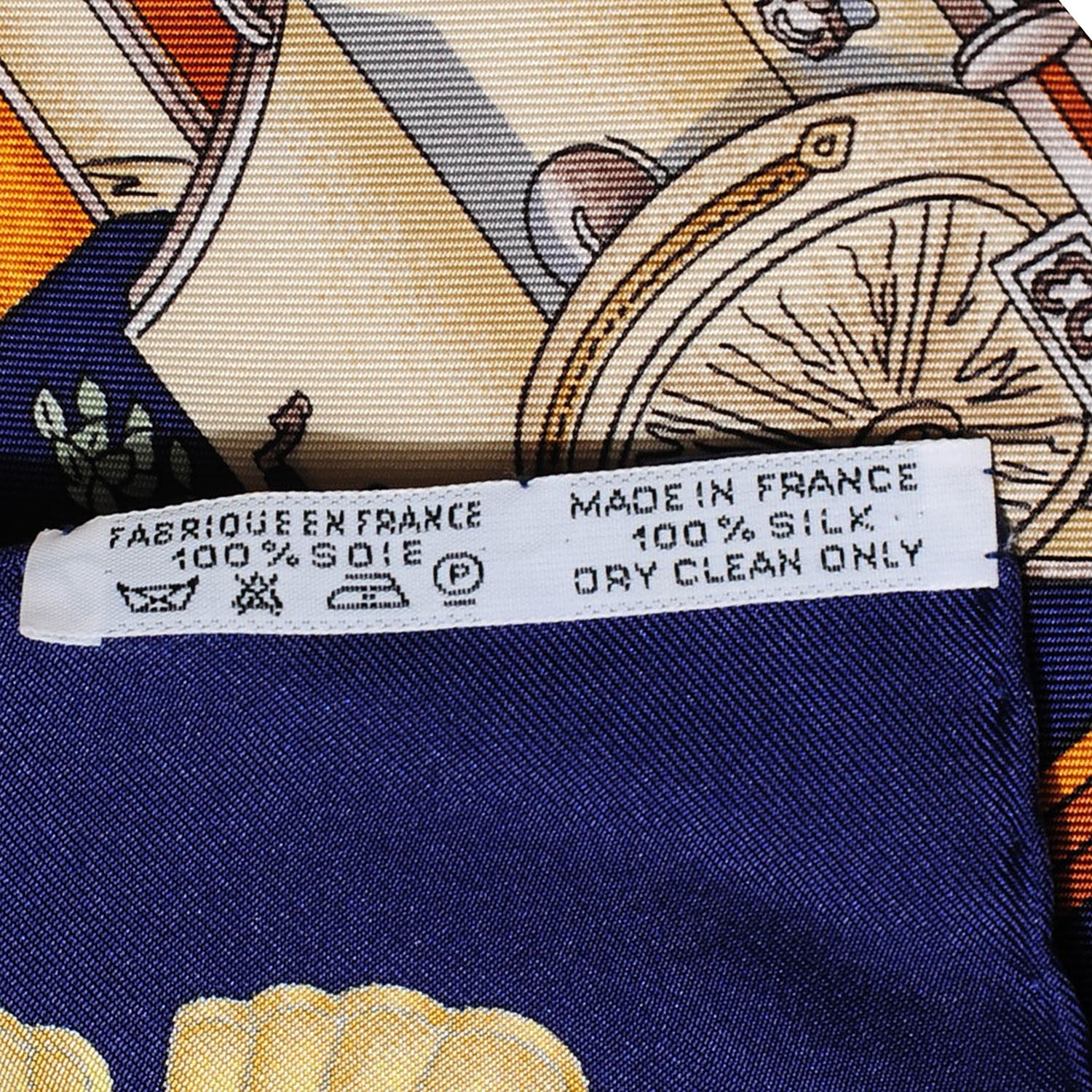 Hermes Silk Automobile Scarf 90 5 of 6