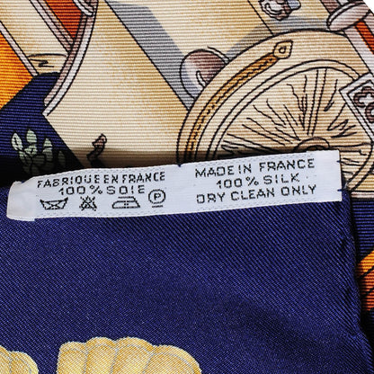 Hermes Silk Automobile Scarf 90 5 of 6