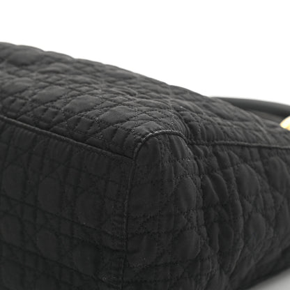 Christian Dior Nylon Cannage Medium Lady Dior Black 10 of 15