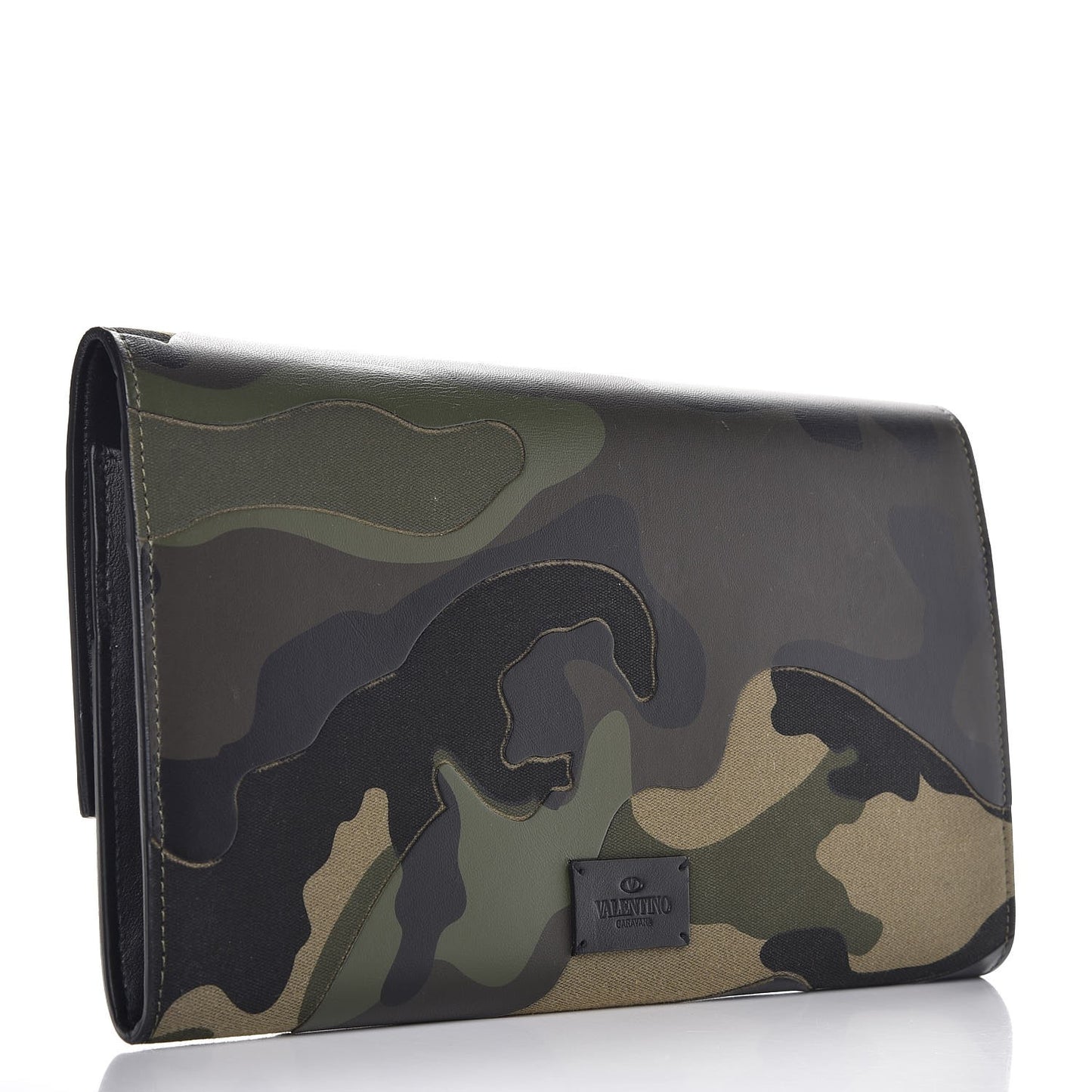 Nappa Canvas Camouflage Travel Wallet Multicolor
