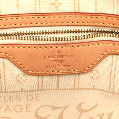 Louis Vuitton Damier Azur Neverfull MM 6 of 9