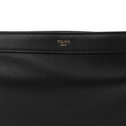 Celine Supple Calfskin Medium Strap Leandre Shoulder Bag Black 7 of 9