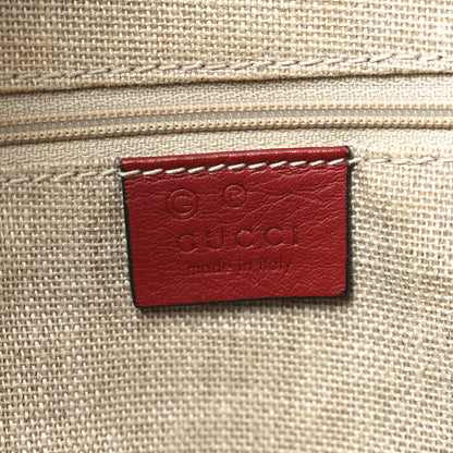 Gucci Soft Microguccissima Dome Satchel Red 6 of 12