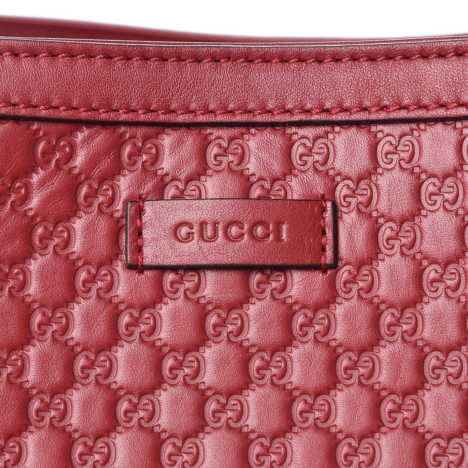Gucci Soft Microguccissima Large Tote Red 6 of 10