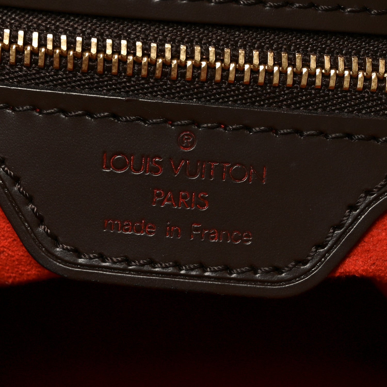 Louis Vuitton Damier Ebene Looping GM 6 of 9