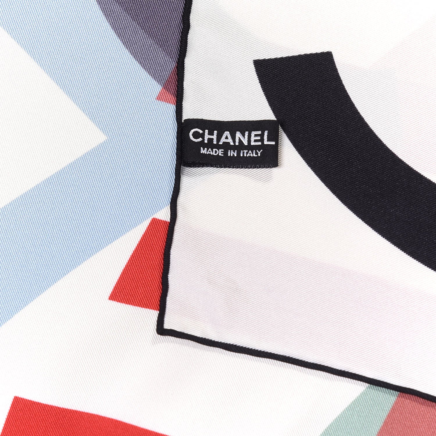 Chanel Silk CC Square Scarf Multicolor 3 of 3