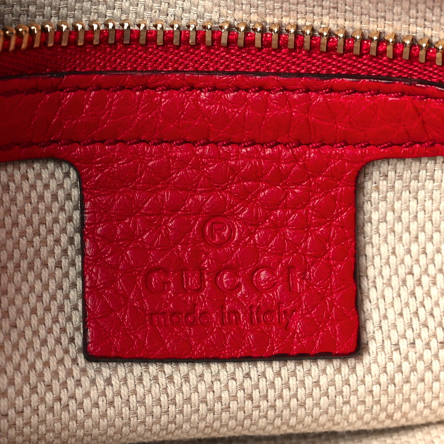 Pebbled Calfskin Medium Soho Flap Crossbody Tabasco Red