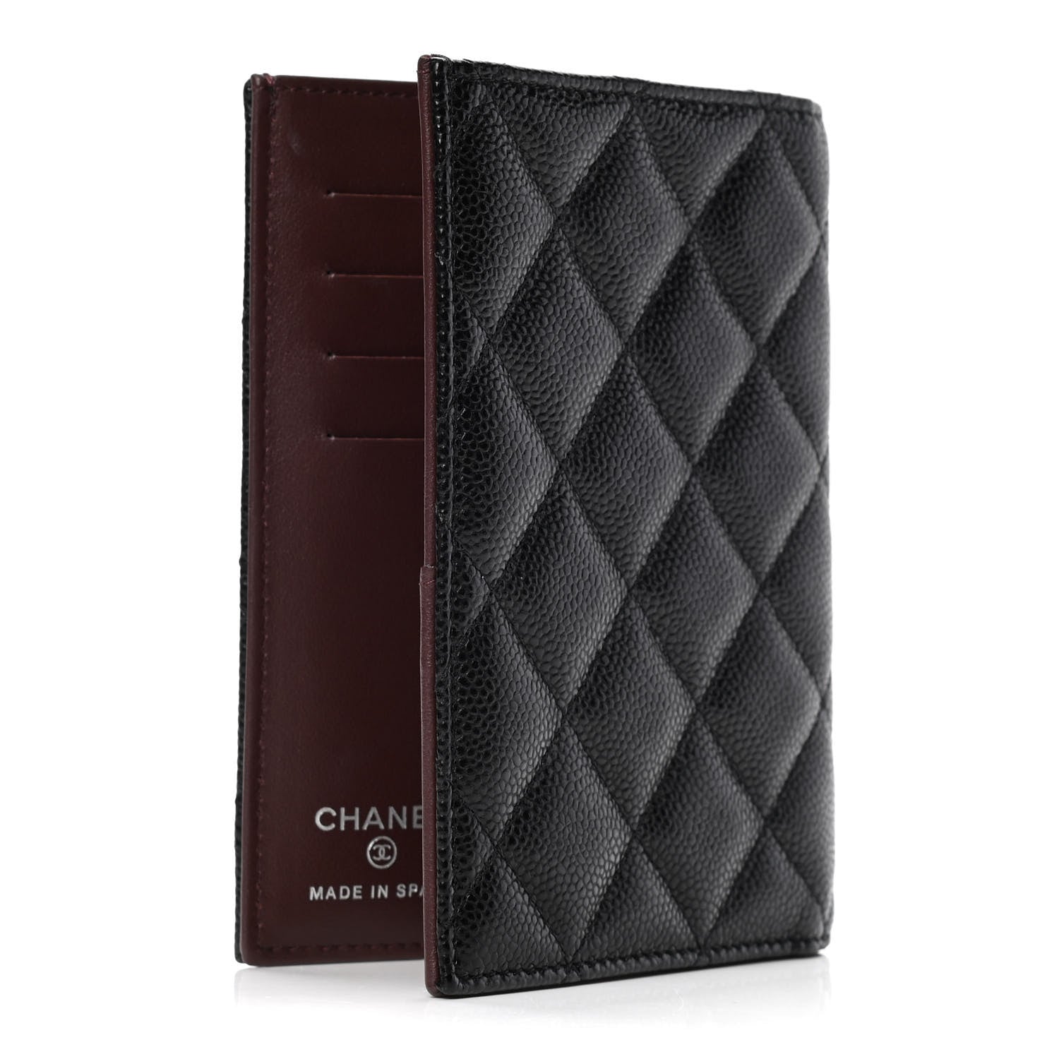 Chanel Caviar Quilted Passport Holder Black 3 of 6