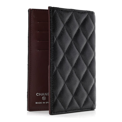 Chanel Caviar Quilted Passport Holder Black 3 of 6