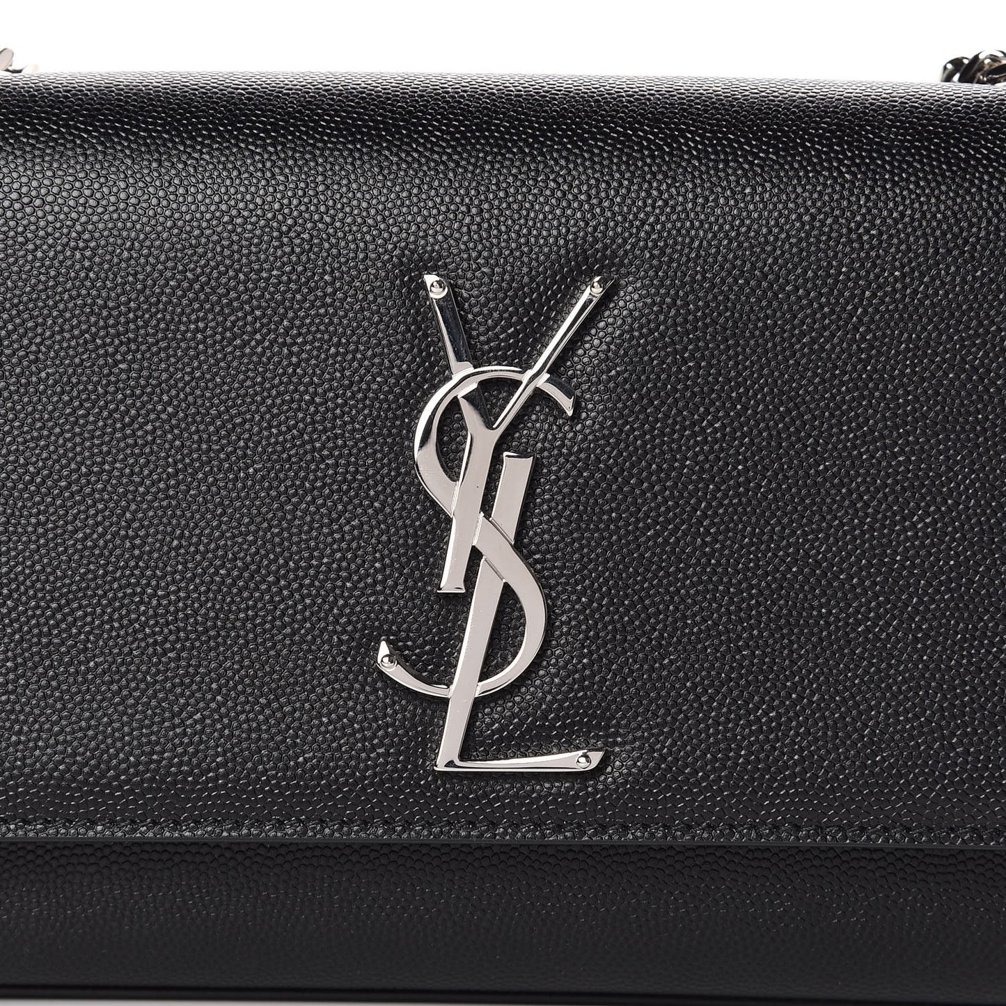 Grain De Poudre Small Monogram Kate Satchel Black