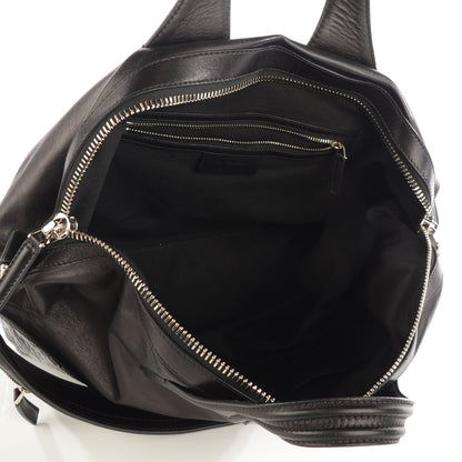 Givenchy Calfskin Crocodile Embossed Medium Nightingale Black 5 of 8