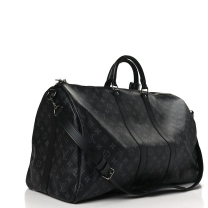 Louis Vuitton Monogram Eclipse Keepall Bandouliere 55 3 of 11