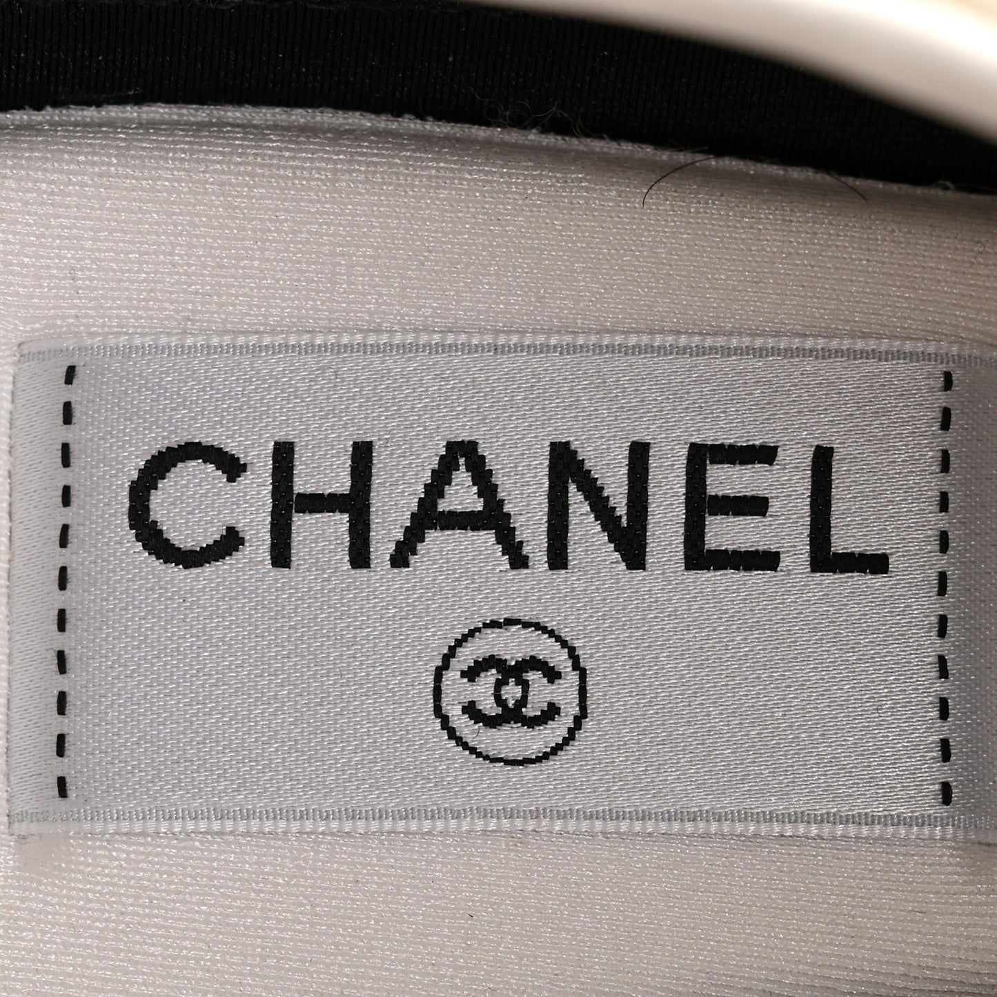 Cotton Sneakers 38.5 Beige White