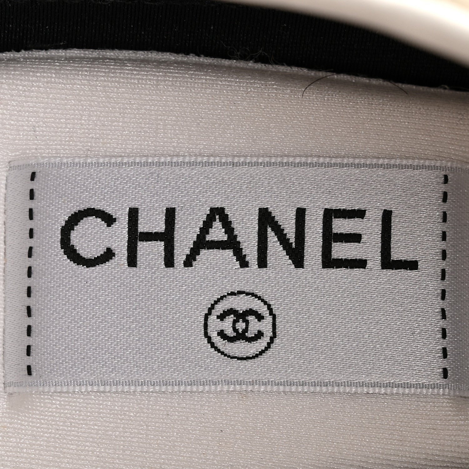 Chanel Cotton Sneakers 38.5 Beige White 22 of 27