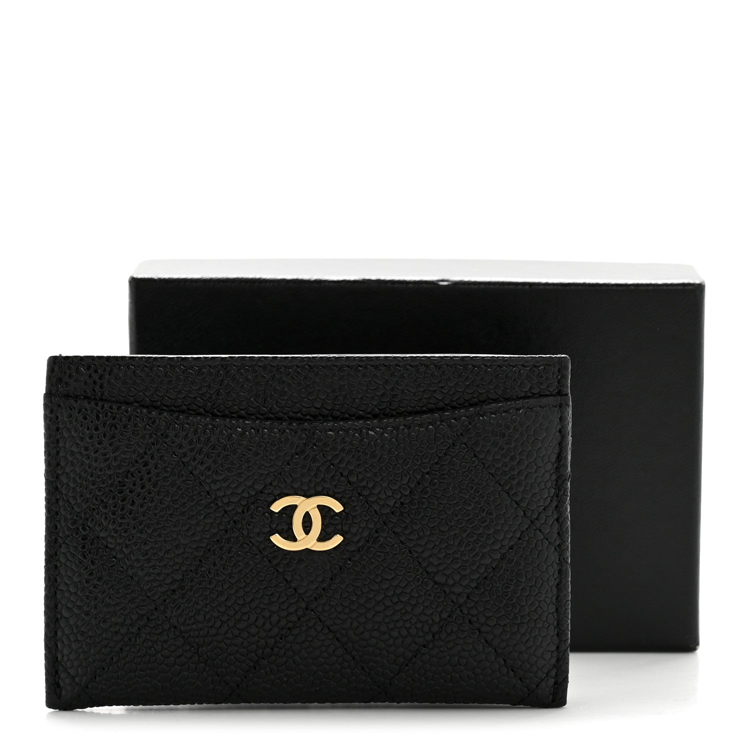 Chanel Caviar Quilted Card Holder Black 10 of 10